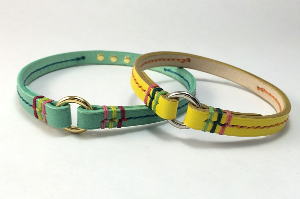 うちの子スタイル ステッチ(秋)チョーカー チョーカー】ch001本革ステッチ color 16色 小型犬～大型犬 | 犬の本革