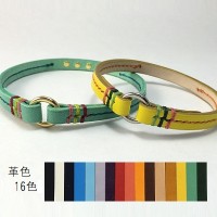 チョーカー】ch001本革ステッチ color 16色 小型犬～大型犬 | 犬の本革